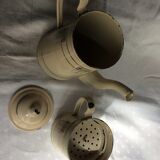 Art Nouveau enamelled sheet metal coffee maker