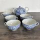 Ancient Japanese tea service Phoenix Decor – Early 20th century