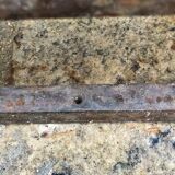 Wrought iron door grille