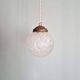 Art Deco satin glass pendant light, 1920s-30s