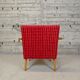 Vintage red armchair