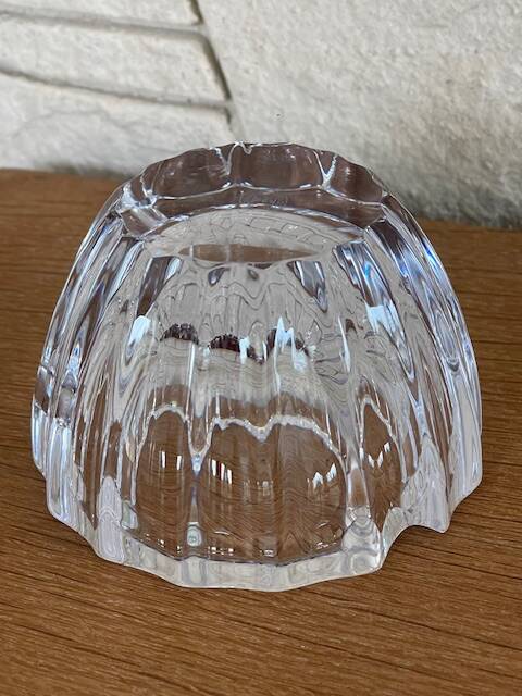 Crystal ashtray from france