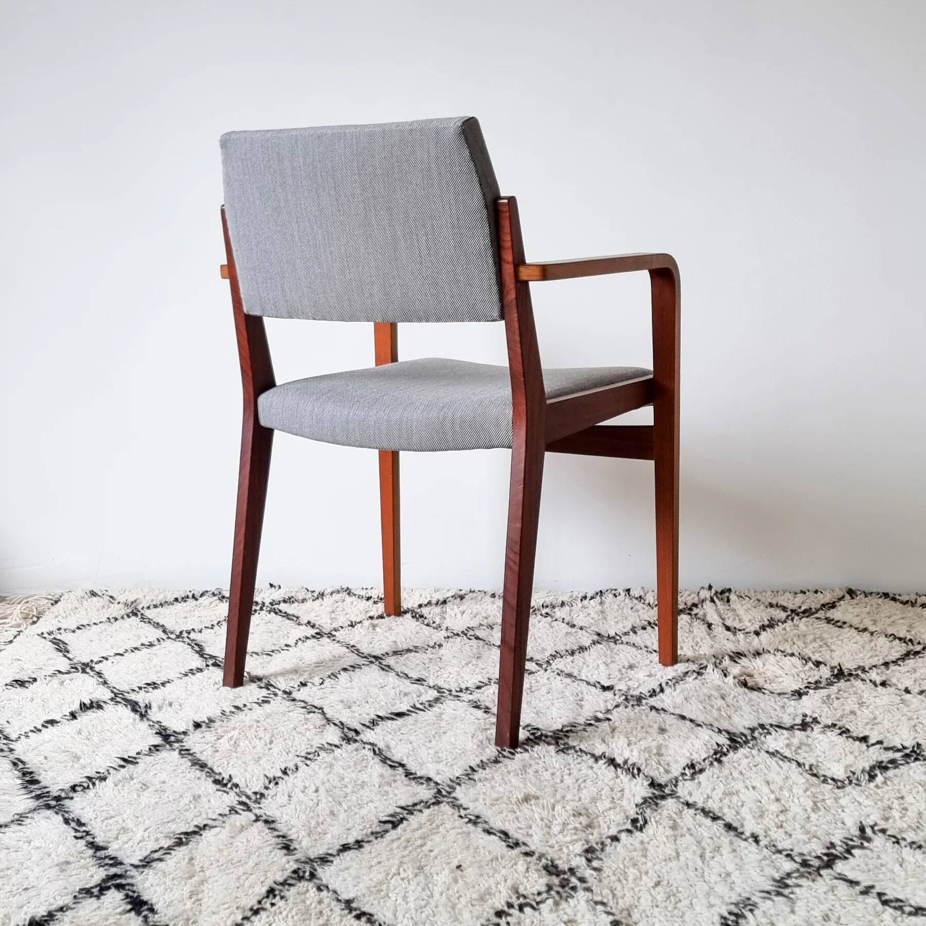 Mid-century Scandinavian armchair in teak