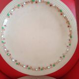 6 Assiettes plates Longwy. Modéle Betty.