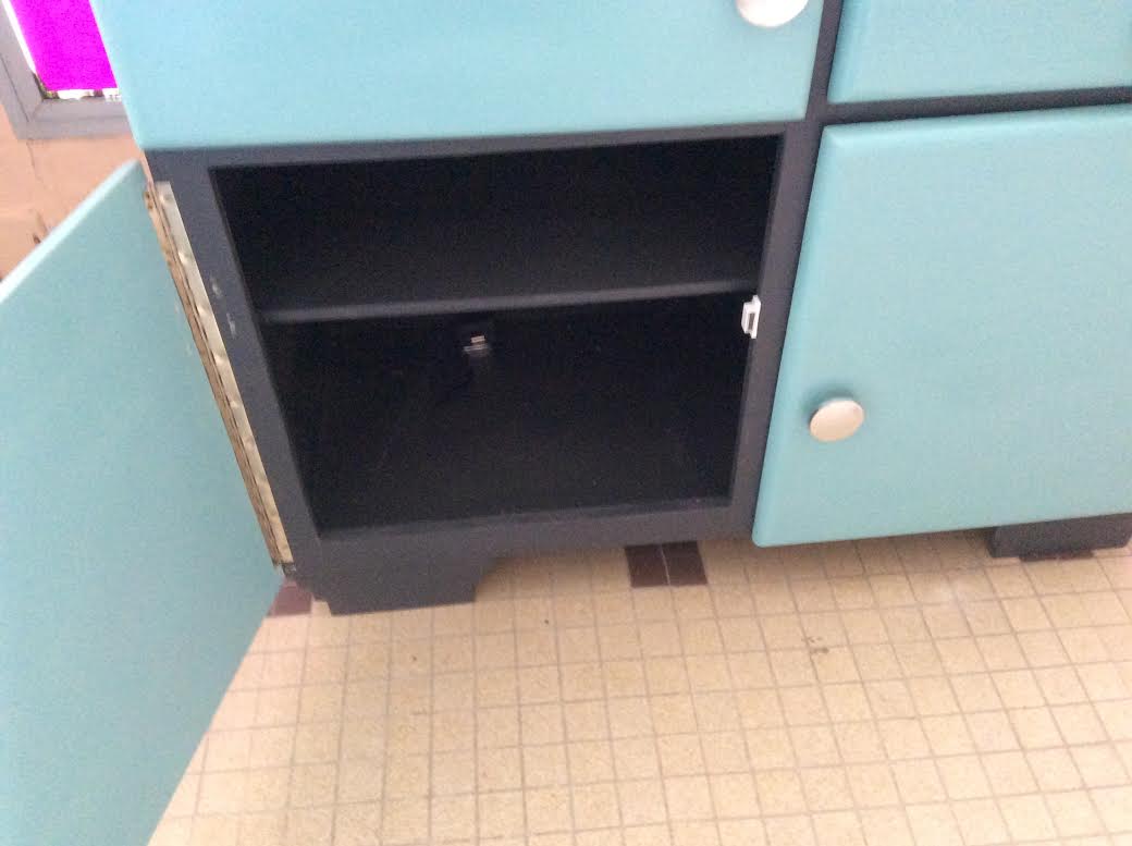 Meuble mado gris anthracite et bleu