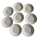 8 very old dinner plates Digoin & Sarreguemines