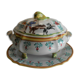 Soupiere " l' antica deruta " faience italienne