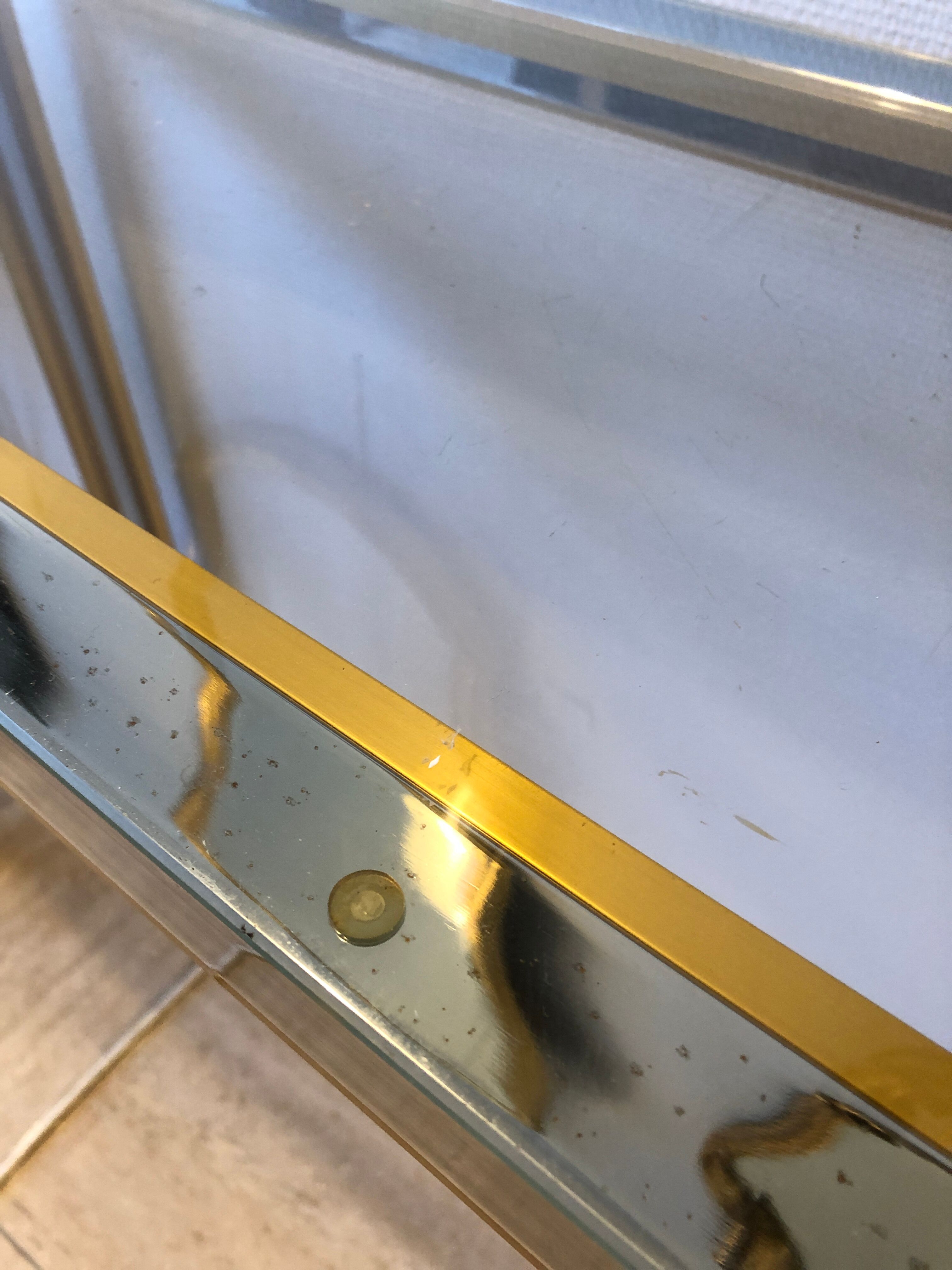 Renato ZEVI Glass Console, 1970