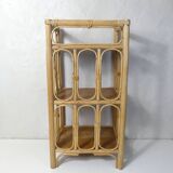 rattan bedside table