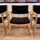 4 armchairs with "hans wegner" stamp, design 1960.