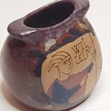 Iridescent ceramic vase DESMANT Bayeux