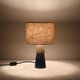 Mid-century Michael Andersen studio ceramic table lamp / handmade / Danish modern design / 1960s