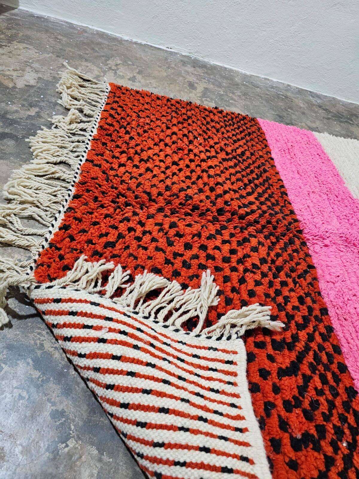 Tapis marocain berbère en laine