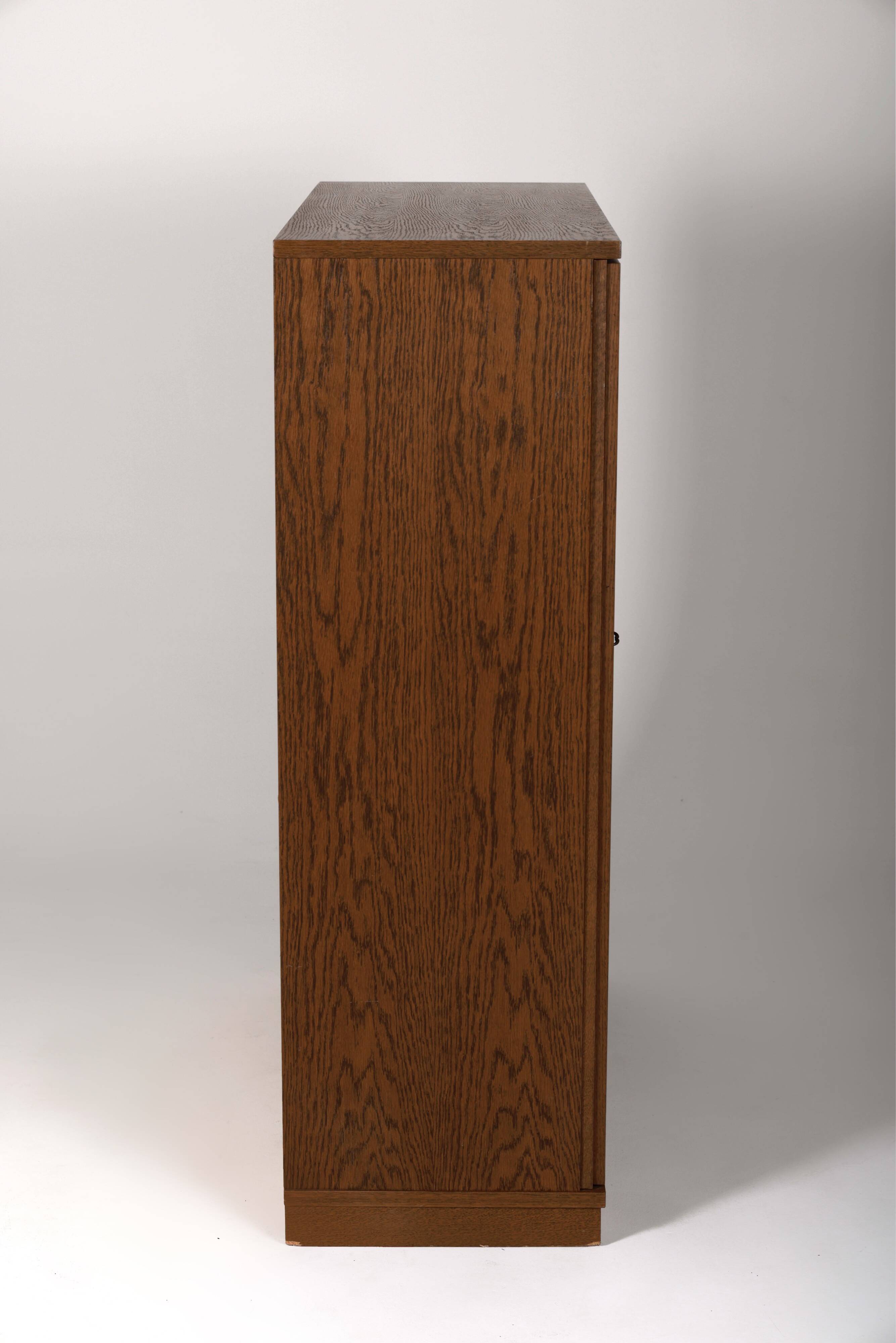 High oak sideboard by Gerhard Bartels, 1970s