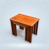 Mid-century teak nesting tables by Salling Stolefabrik, Denmark, 1960s