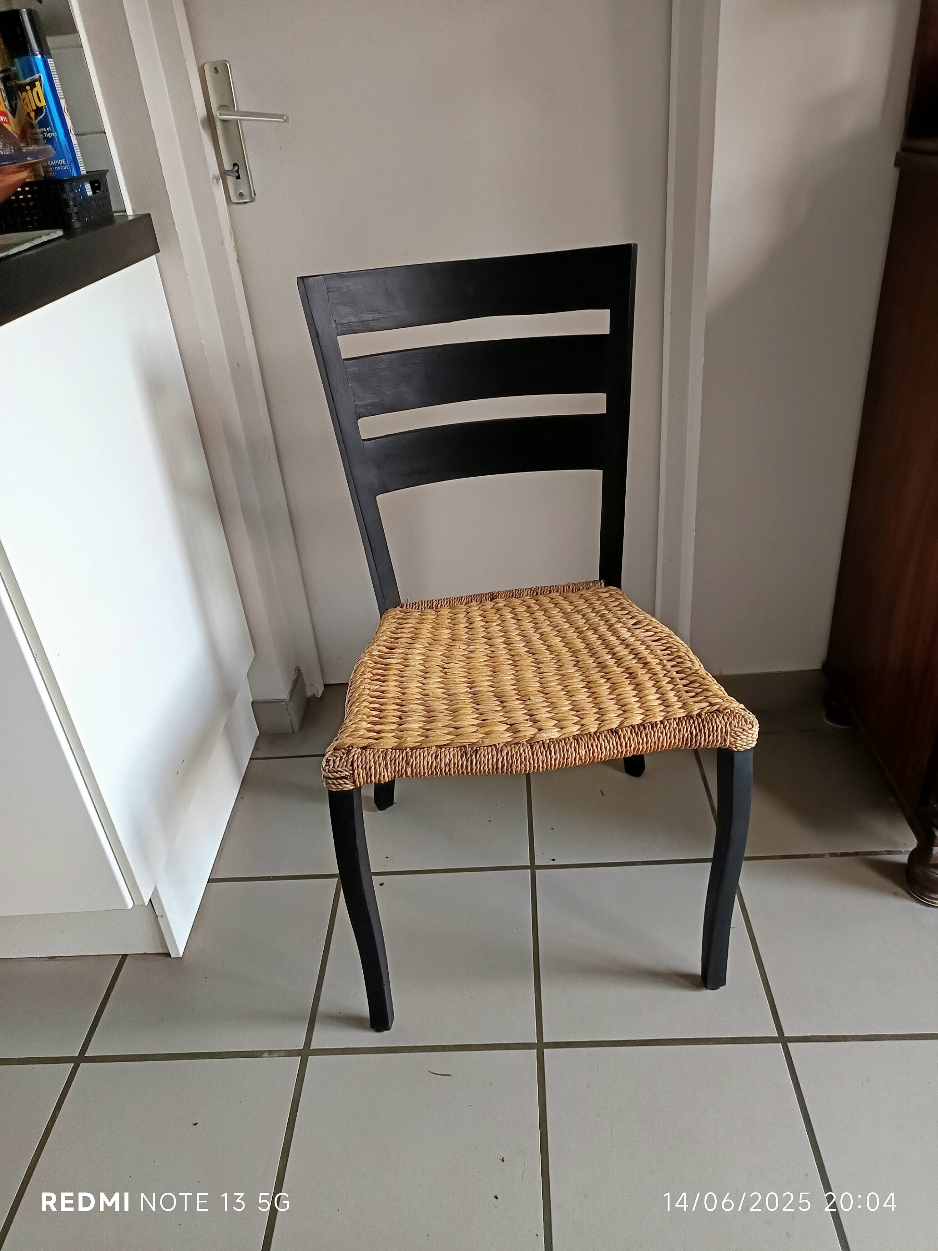 Italian designer rope chair in the Spinetto/Gio Ponti style