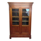 Louis Philippe bookcase in walnut