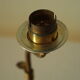 Ceramic duck table lamp and vintage adjustable brass