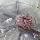 Molded glass fruit bowl