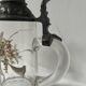 Bock couvert a bière en verre émaillé XX siècle