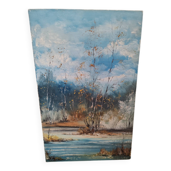Huile sur toile