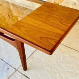 Vintage Teak and Glass Coffee Table by G Plan, Circa 1960s