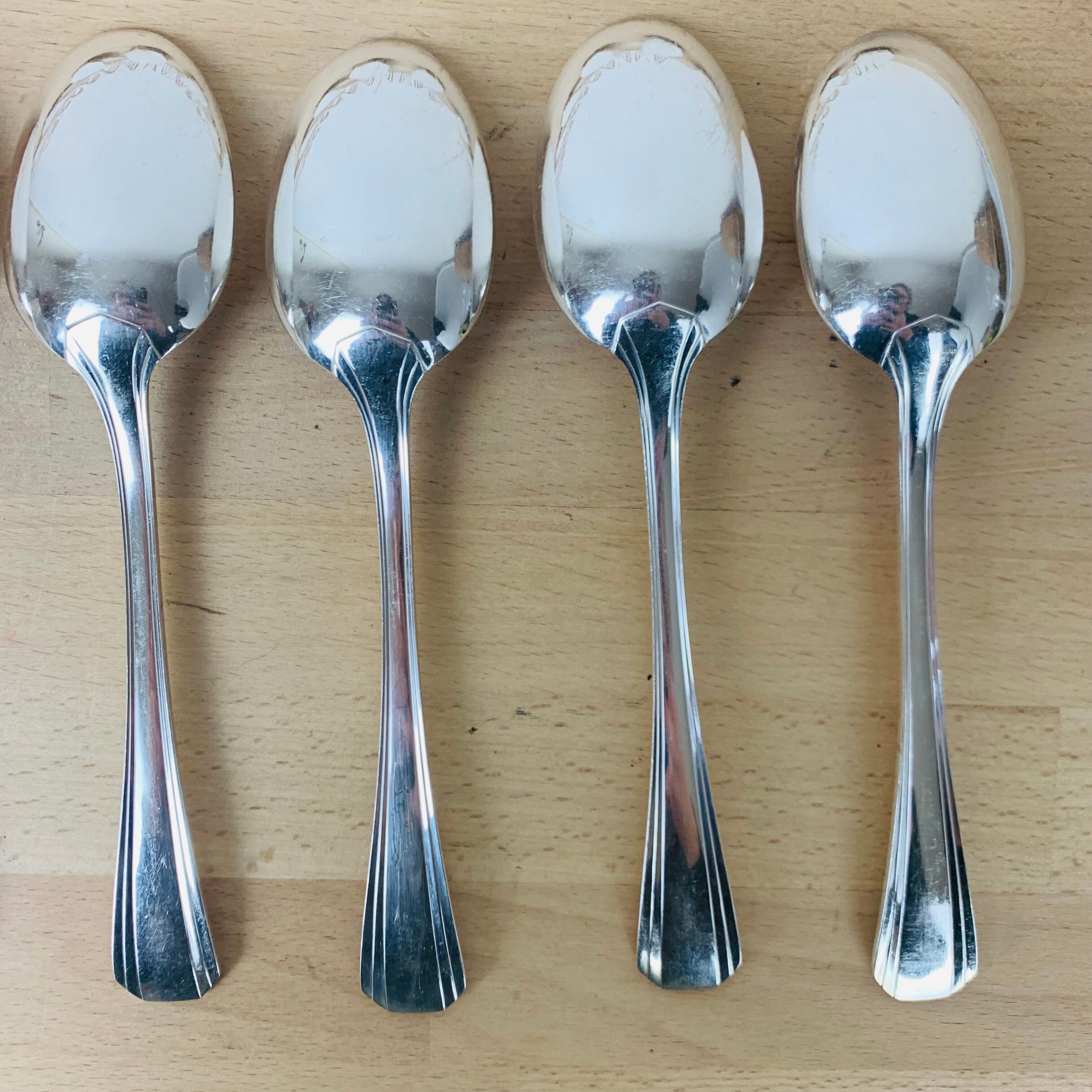 Housewife Christofle Boreal silver metal 22 pieces forks spoons