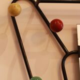 Vintage wall coat rack