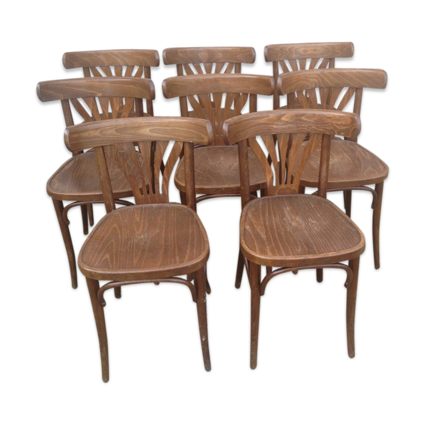 Set of 8 chairs Bistro