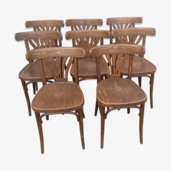 Set of 8 chairs Bistro