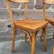 Set of 6 chairs bistrot café baumann bentwood from the 1950s