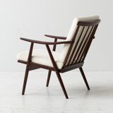 Boucle armchairs, Boomerang model 60s