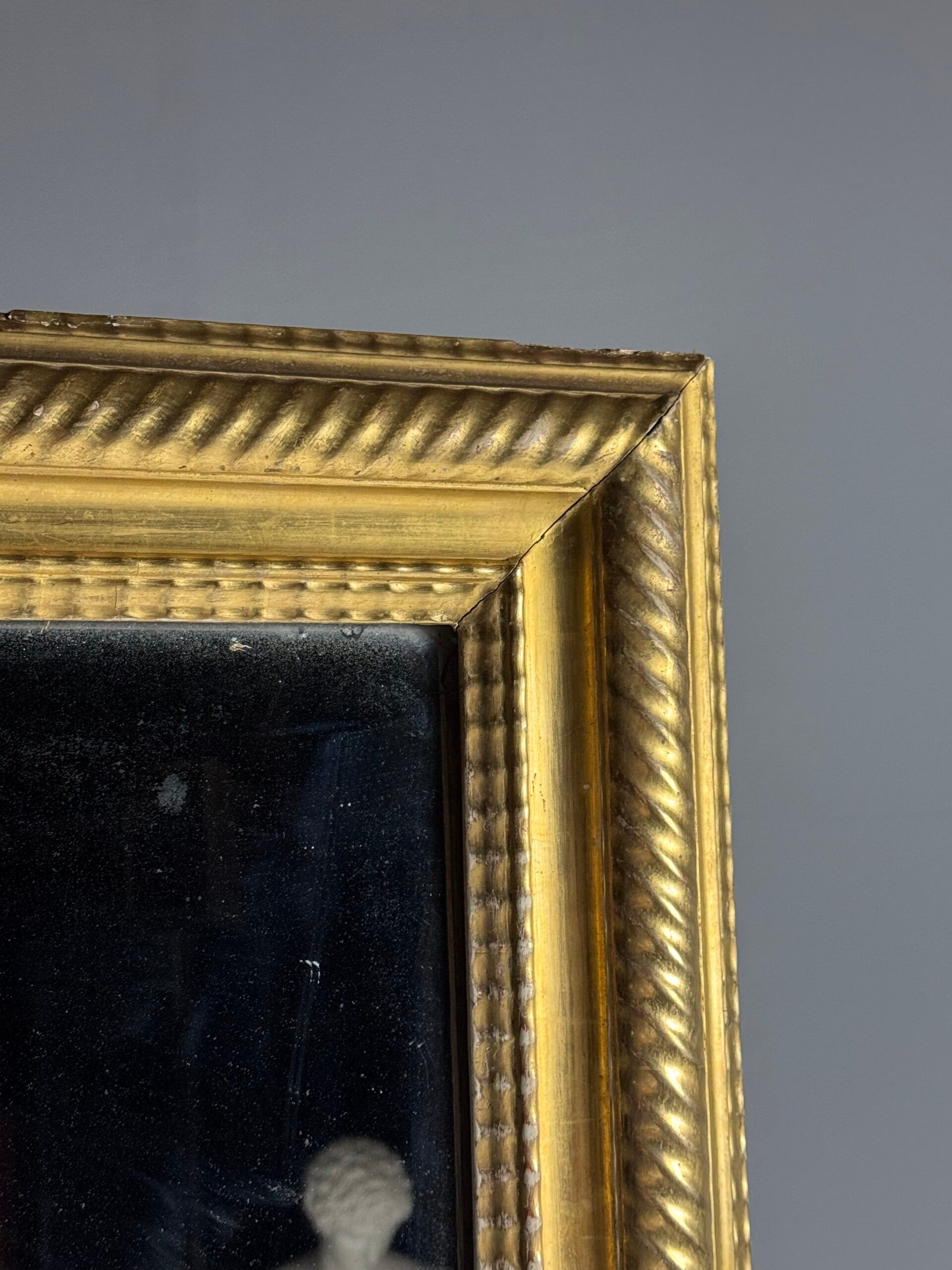 Miroir à cadre ondulé français 187 cm
