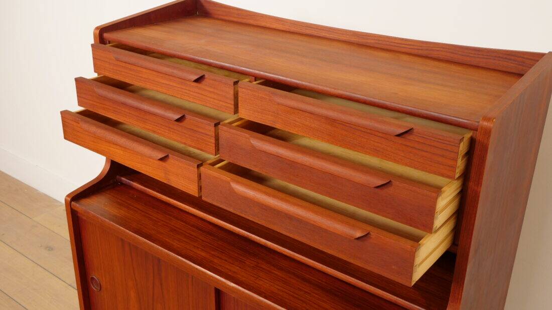 Vintage secretary | Teak | 90 cm | Danish design