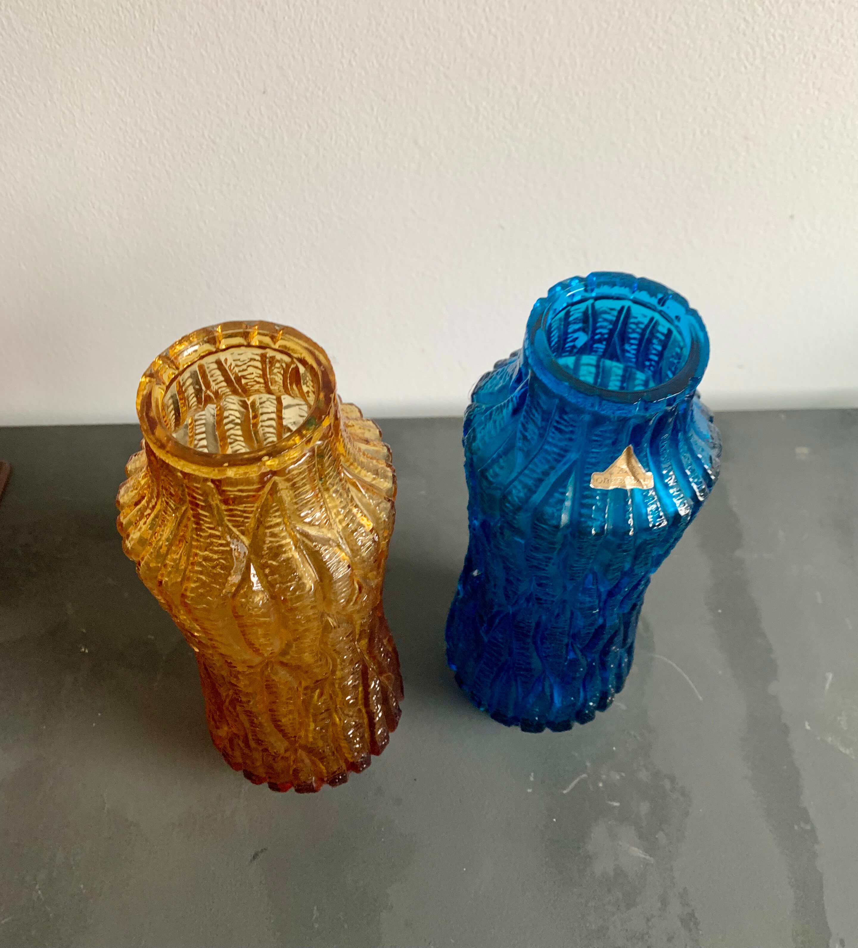 Pair of vintage vases, 1970s