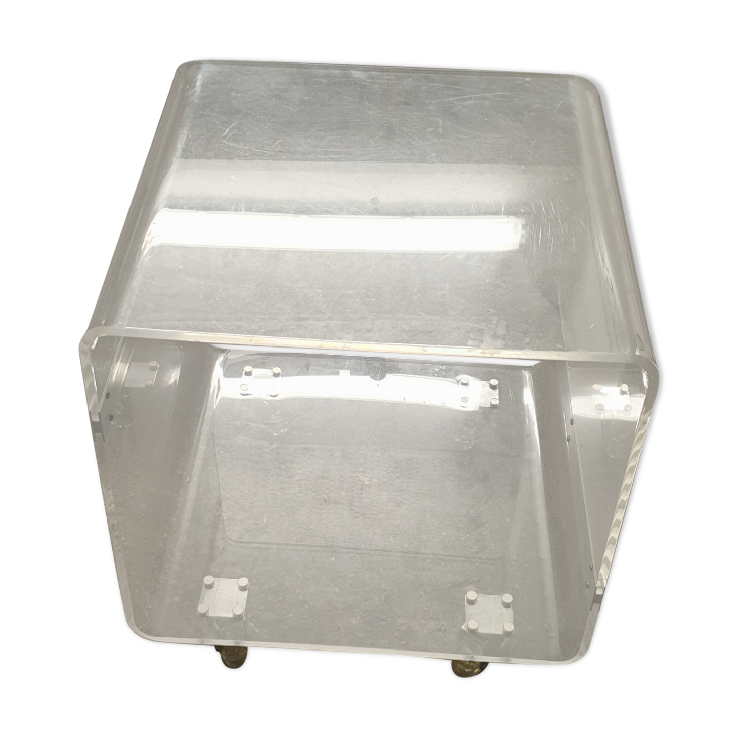 Plexiglas coffee table