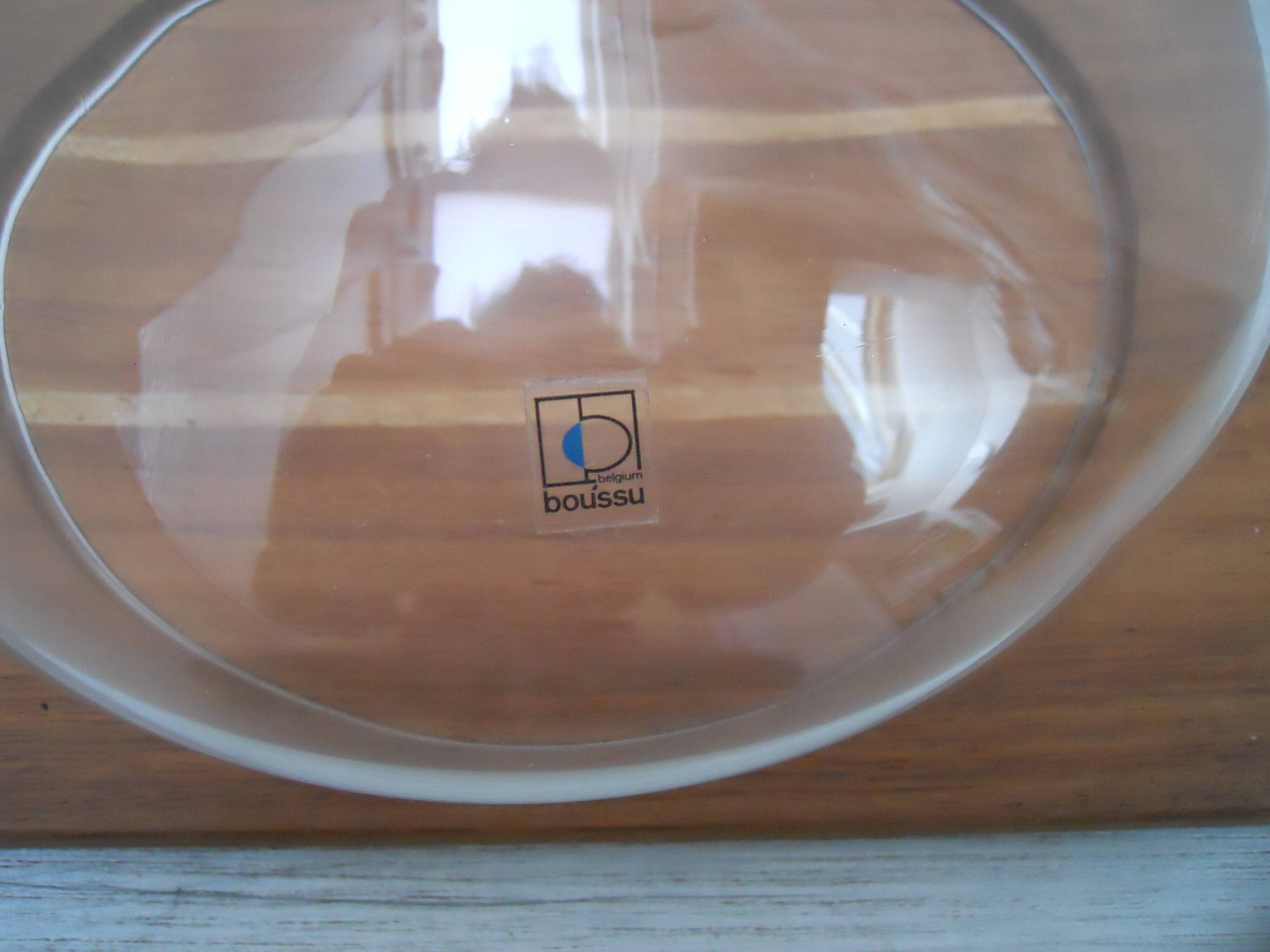 Cheese platter and its boussu crystal bell