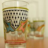 Set of 6 vintage shooter glasses