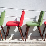 Vintage compass leg chairs, 50