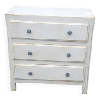 Commode patinée