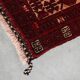 Vintage Afghan tribal prayer rug, hand-knotted from the 1950s.