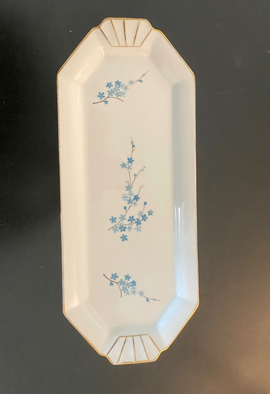 1 Louroux porcelain serving dish