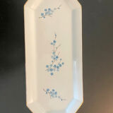 1 plat de service en porcelaine Lourioux
