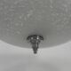 Art Deco pendant lamp with cloudy glass bowl, 1930s
