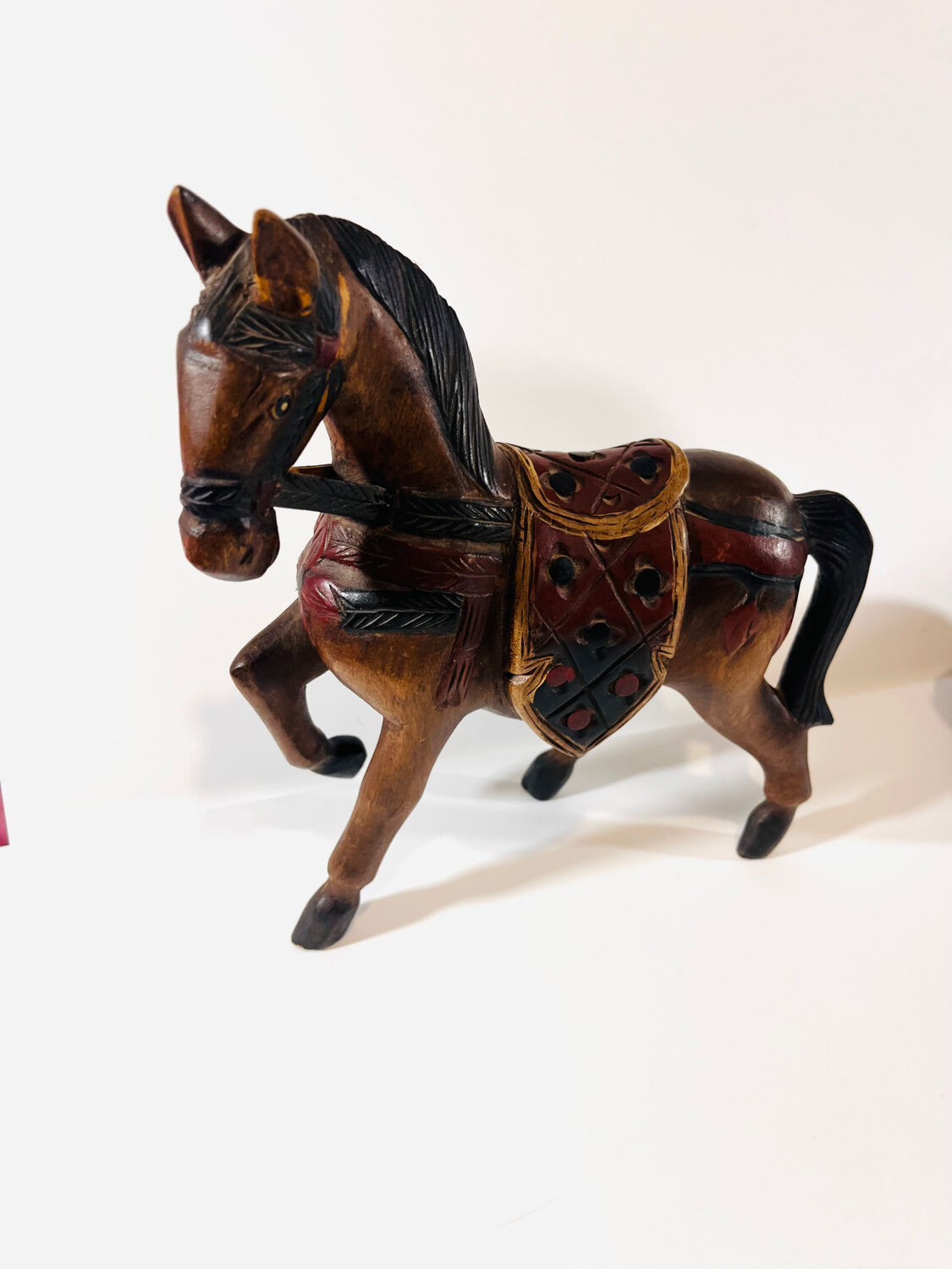 Vintage wooden horse