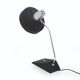 Table lamp in chrome metal and painted black by Seminara, 1960s.