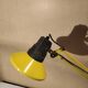 Articulated lamp of architect design vintage Italian 60s yellow