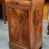 Ancien Chevet Meuble D Appoint Table De Nuit  Louis Philippe /