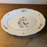 Oval serving dish Digoin Sarreguemines