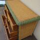 Rattan and wicker chest 80s